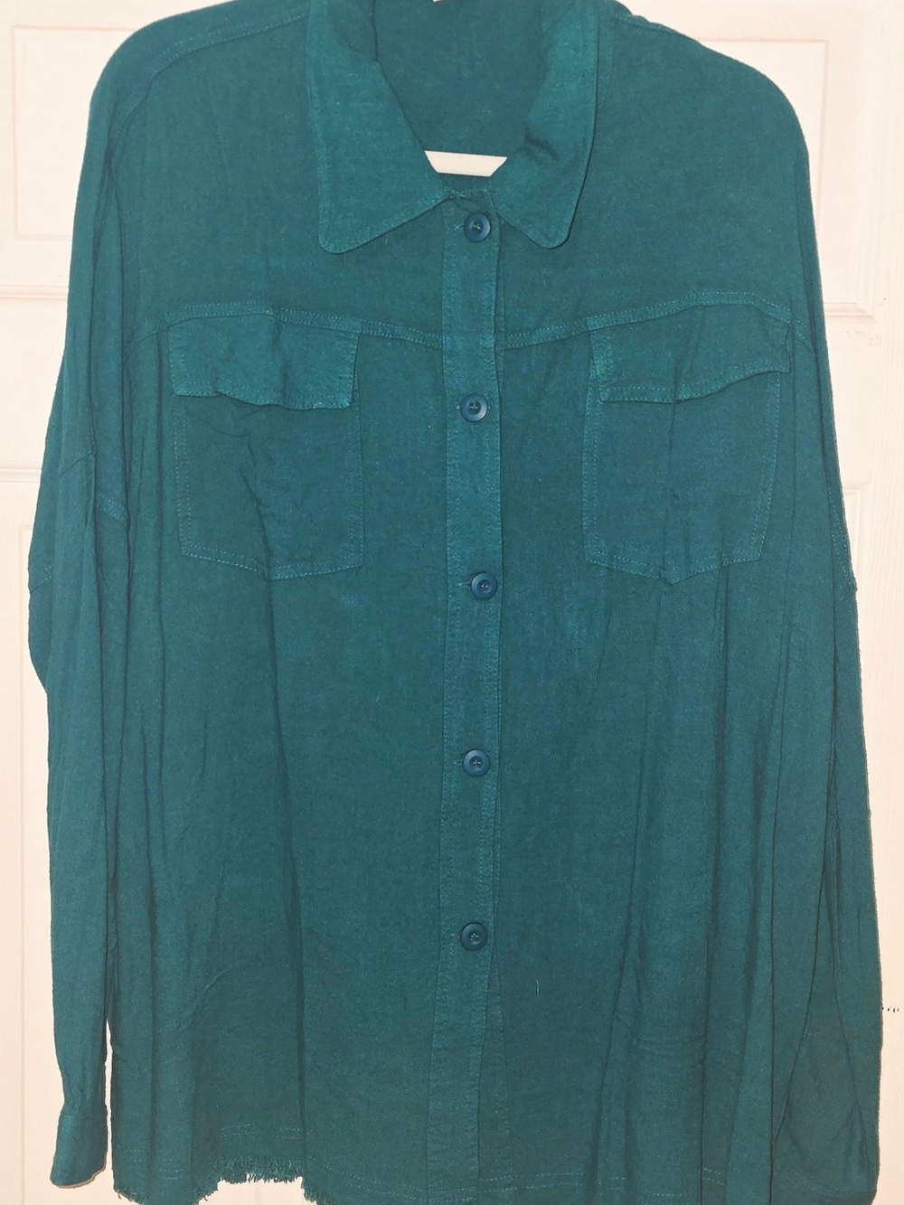 Umgee Teal Button-Down Shirt